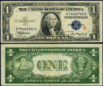 FR. 1610 $1 1935-A Silver Certificate &#39;S&#39; Surcharge S-C Block VF