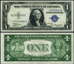FR. 1608* $1 1935-A Silver Certificate Non-Mule *-A Block AU Star