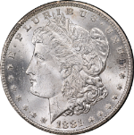 1881-CC GSA Morgan Silver Dollar ANACS MS65 Blazing White Gem Strong Strike