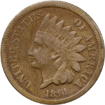 1861 Indian Cent