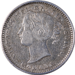 Canada 1870 Ten (10) Cents ICG VF35 KM#3 - Wide 0