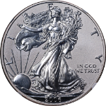 2006-P Silver American Eagle $1 Reverse Proof NGC PF70 Anniversary Label