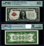 FR. 1500 $1 1928 Legal Tender A-A Block Choice PMG CU63 EPQ