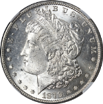 1879-S Morgan Silver Dollar NGC MS64 Blazing White Gem Superb Eye Appeal