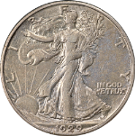 1929-S Walking Liberty Half Nice AU Nice Eye Appeal Nice Strike