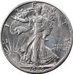 1929-S Walking Liberty Half Choice AU/BU Great Eye Appeal Nice Strike