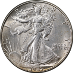 1937-D Walking Liberty Half Nice BU+ Nice Eye Appeal Strong Strike