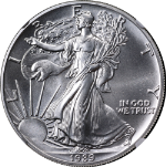 1989 Silver American Eagle $1 NGC MS70 Brown Label