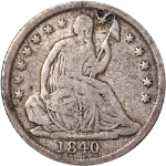 1840-P Seated Liberty Half Dime