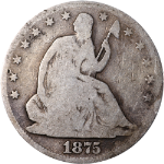 1875-P Seated Half Dollar