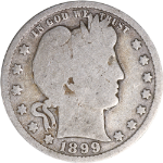 1899-P Barber Quarter