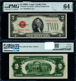 FR. 1505* $2 1928-D Legal Tender Non-Mule *-A Block Choice PMG CU64 EPQ Star