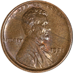 1921-S Lincoln Cent - Choice