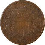 1870 Two (2) Cent Piece