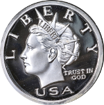 2006 $20 Liberty Dollar 1 Ounce Silver - .999 Fine - STOCK