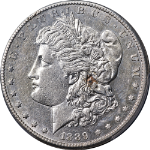 1889-CC Morgan Silver Dollar PCGS AU Details Key Date Nice Eye Appeal