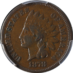 1878 Indian Cent PCGS VF20 Great Eye Appeal Nice Strike
