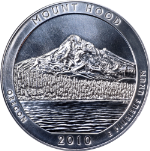 2010 Mount Hood National Park ATB 5 Ounce Silver PCGS Choice BU First Strike