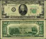 FR. 2062 L* $20 1950-C Federal Reserve Note San Francisco L-* Block Fine Star