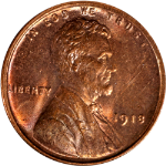 1918-P Lincoln Cent - RED