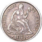 1974-P Seated Liberty Dime - Arrows At Date