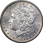 1887-S Morgan Silver Dollar Nice BU Great Eye Appeal Strong Strike