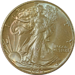 1945-P Walking Liberty Half - Gorgeous Color