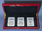 2006-W Silver American Eagle 3 Coin Anniversary Set NGC MS/PF70