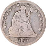 1857-O Seated Liberty Quarter