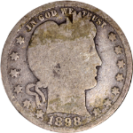 1898-O Barber Quarter