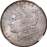 1878-P 8TF Morgan Silver Dollar NGC MS64 Strong Strike