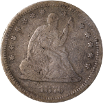 1876-S Seated Liberty Quarter