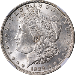 1889-O Morgan Silver Dollar NGC MS63 Blast White Nice Strike