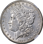 1889-CC Morgan Silver Dollar NGC AU55 Key Date Nice Eye Appeal Nice Strike