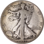 1921-S Walking Liberty Half