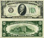 FR. 2009 E $10 1934-D Federal Reserve Note Richmond E-B Block AU
