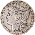 1890-CC Morgan Silver Dollar Choice F/VF Superb Eye Appeal Strong Strike