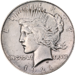 1921 Peace Dollar AU/BU Details Nice Eye Appeal Nice Strike Nice Luster