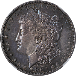 1886 Morgan Silver Dollar Proof NGC PF61 Strong Strike