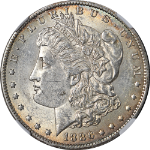 1886-O Morgan Silver Dollar NGC AU55 Nice Eye Appeal Strong Strike