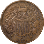 1864 Two (2) Cent Piece
