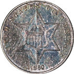1860 Three (3) Cent Silver Nice AU/BU Nice Eye Appeal Nice Strike