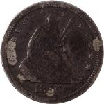 1856-O Seated Liberty Quarter