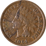 1864 'L' Indian Cent