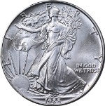 1988 Silver American Eagle $1 CAC MS70 - Ultra Low Pop!