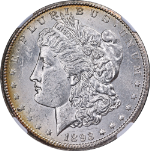 1893-CC Morgan Silver Dollar NGC MS60 PQ+ Great Eye Appeal Strong Strike