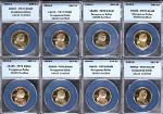 2000-2007-S Sacagawea Dollar Proof ANACS PR70DCAM - Certified 8pc Bulk Lot