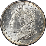 1885-S Morgan Silver Dollar PCGS MS62 Great Eye Appeal