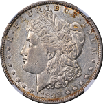 1893-P Morgan Silver Dollar NGC AU53 Nice Eye Appeal Nice Strike