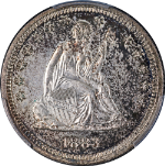 1883 Seated Liberty Quarter Proof PCGS PR64 Nice Eye Appeal Strong Strike